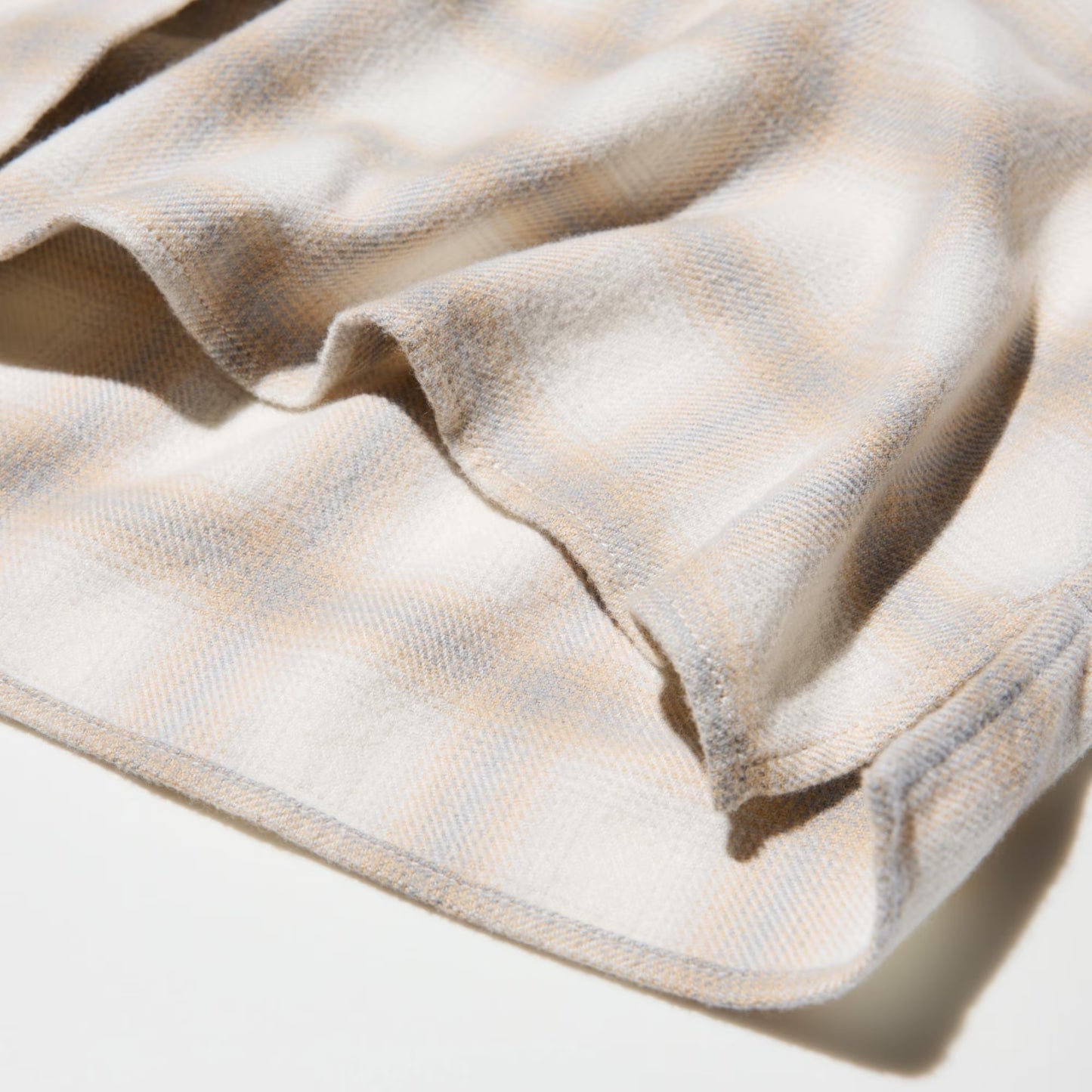 Flannel Boxy Shirt Long Sleeve