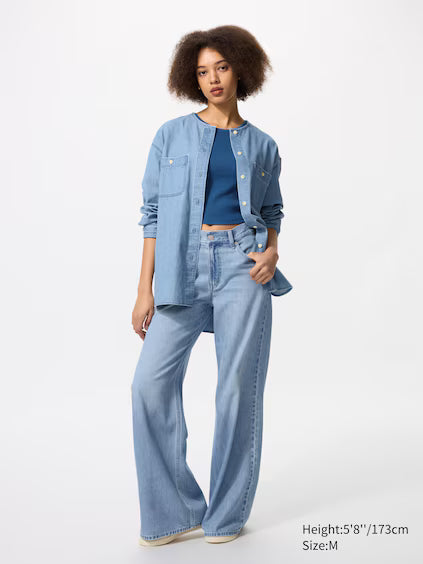 Denim Long Shirt Jacket