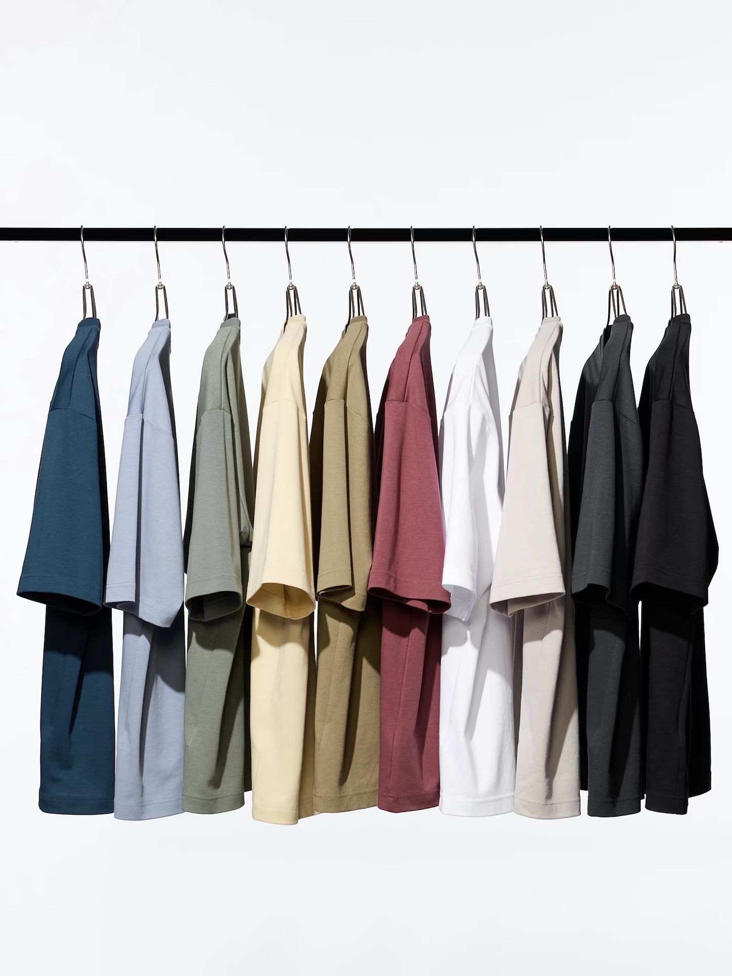 Uniqlo AIRism Cotton Oversized Crew Neck T-Shirt