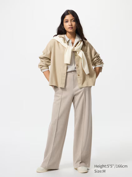 Brushed Jersey Wide Pants
