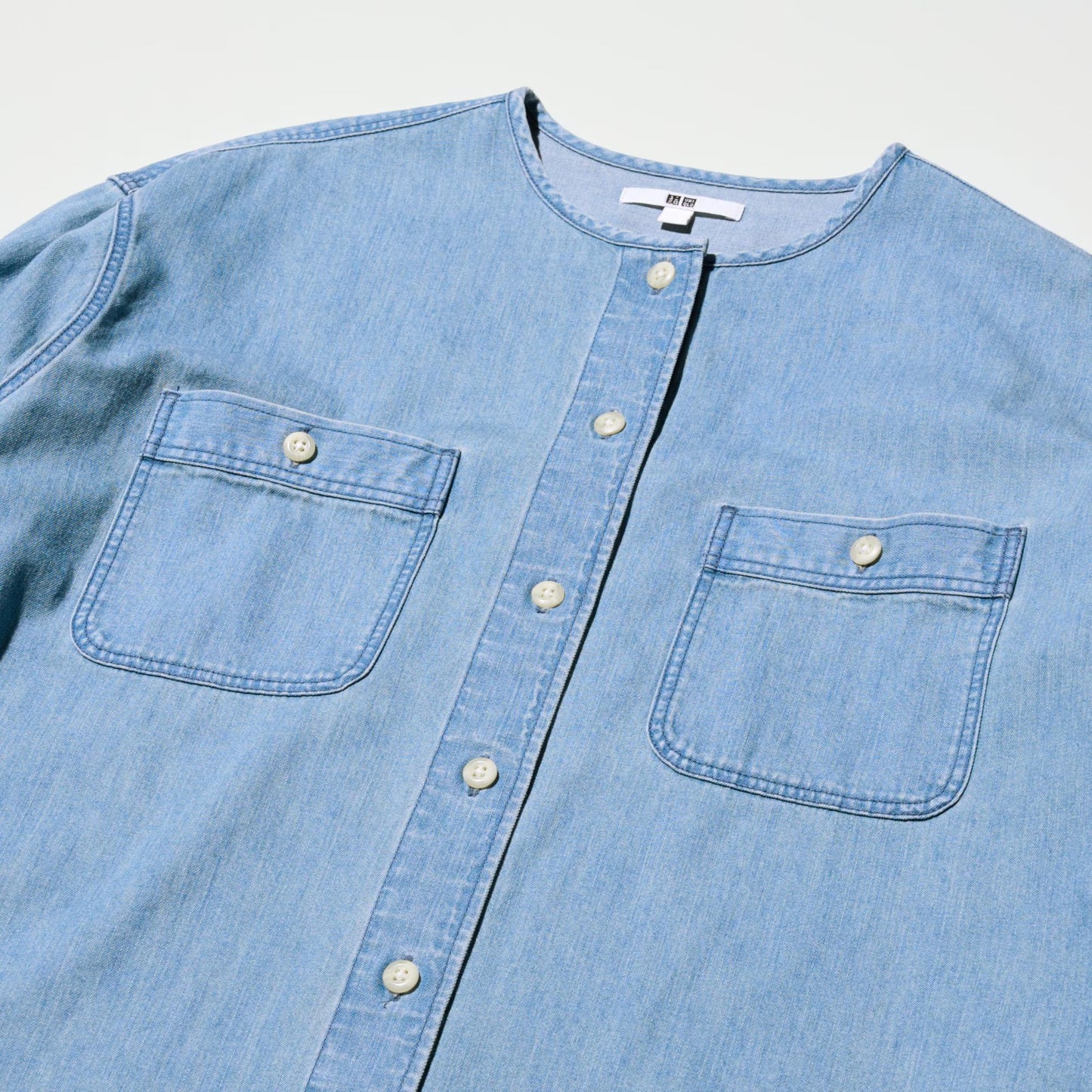 Denim Long Shirt Jacket